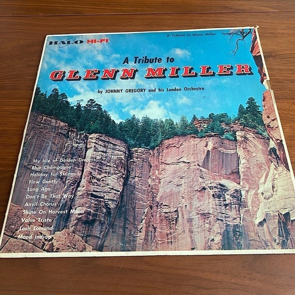 A Tribute to Glenn Miller By Johnny Gregory Vinyl Record - Picture 1 of 2